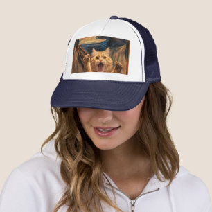 The Scream Cat Parody Art                          Trucker Hat