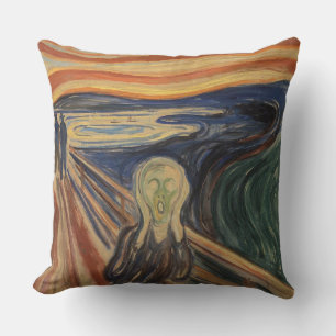 The Scream Edvard Munch 1893 Cushion