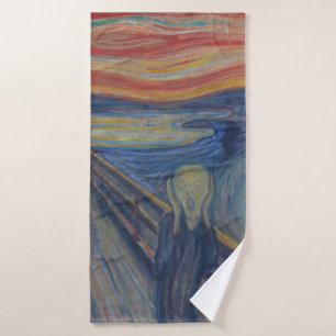 The Scream, Edvard Munch Bath Towel