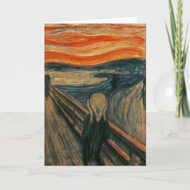 The Scream - Edvard Munch Card (Front)