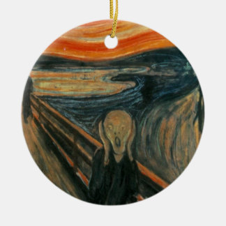 The Scream - Edvard Munch Ceramic Tree Decoration