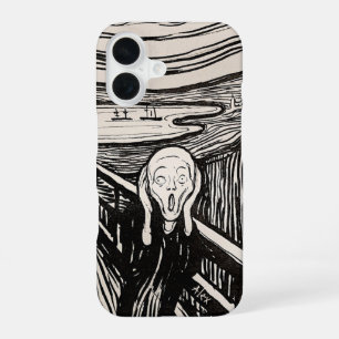 The Scream – Edvard Munch – Custom Text iPhone 16 Case