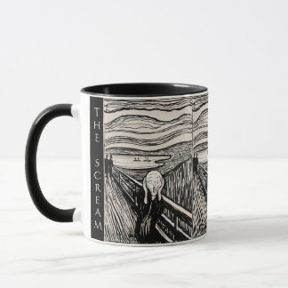 The Scream – Edvard Munch – Custom Text Mug