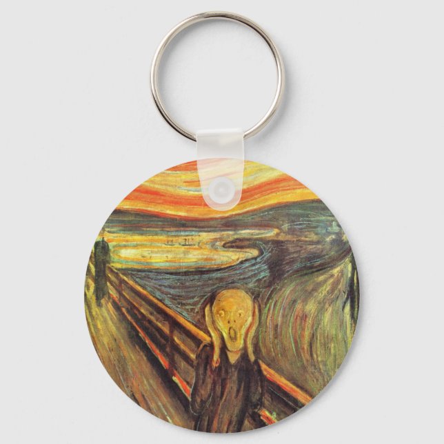 The Scream - Edvard Munch Key Ring (Front)