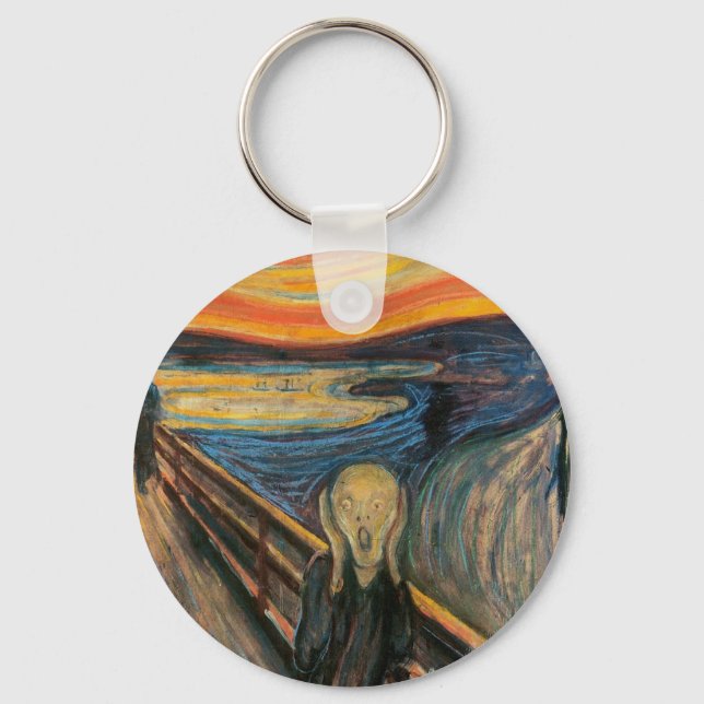The Scream - Edvard Munch Key Ring (Front)