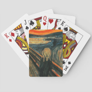 The Scream Edvard Munch Modern Expressionist Art Playing Cards