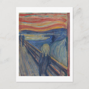 The Scream, Edvard Munch Postcard