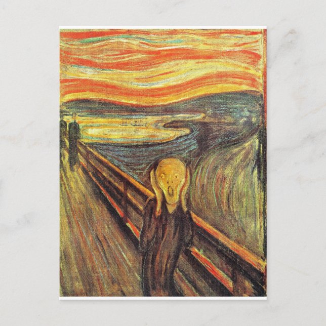The Scream - Edvard Munch Postcard (Front)