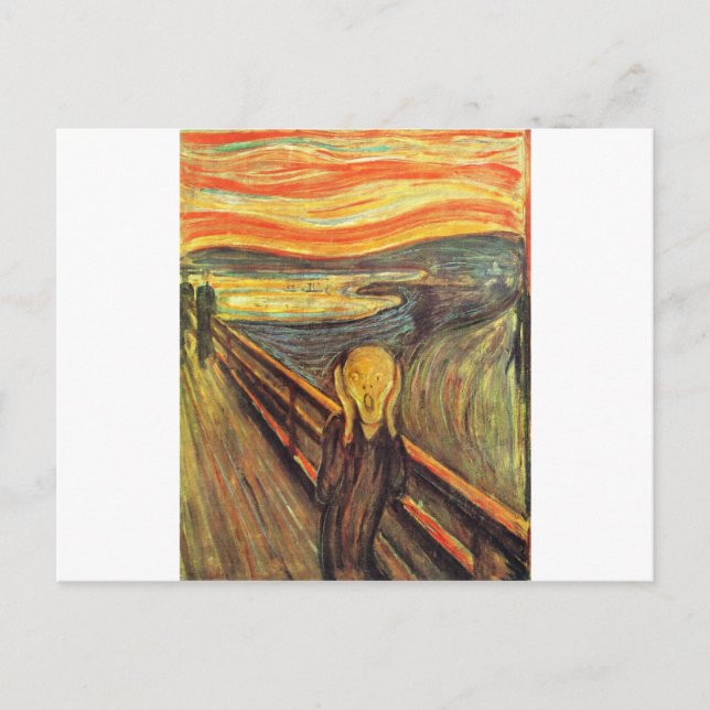 The Scream - Edvard Munch Postcard (Front)