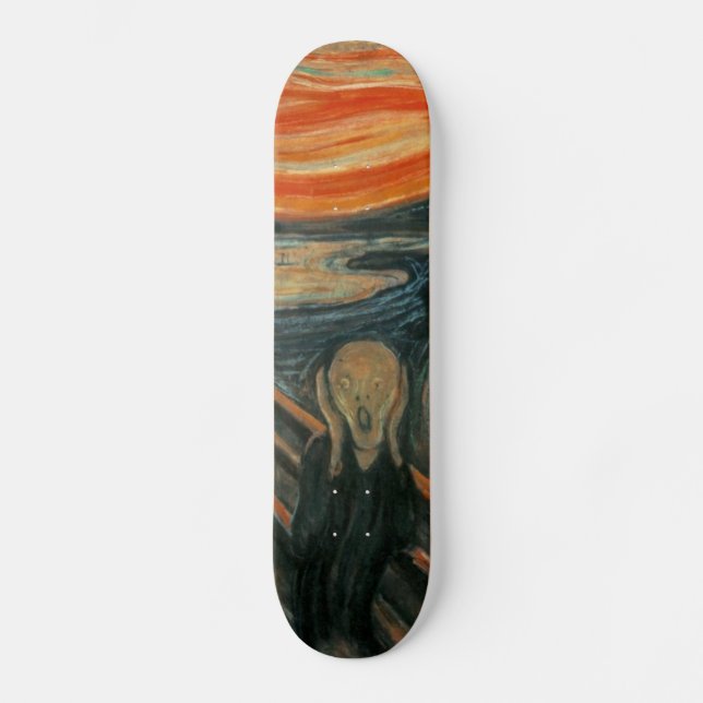 The Scream - Edvard Munch Skateboard (Front)