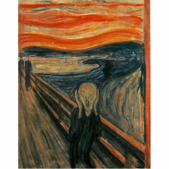 The Scream - Edvard Munch Standing Photo Sculpture (Front)