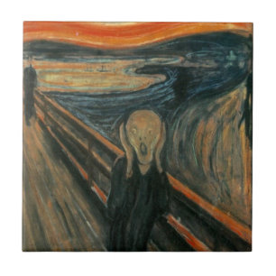 The Scream - Edvard Munch Tile