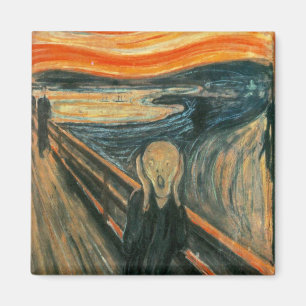 The Scream Munch Modern Art Abstract Magnet