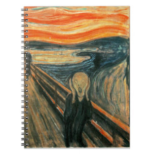 The Scream Munch Modern Art Abstract Notebook