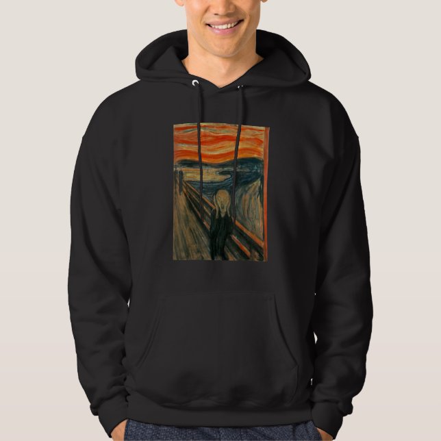 The Scream of Edvard Expressionism Munch Art Hoodie (Front)