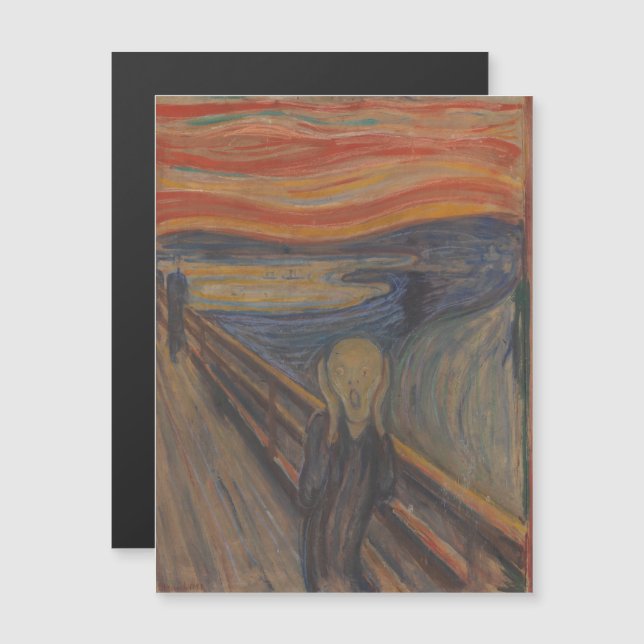 The Scream of Nature by Edvard Munch 1893 (Front/Back)