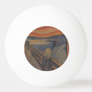 The Scream of Nature by Edvard Munch 1893 Ping Pong Ball