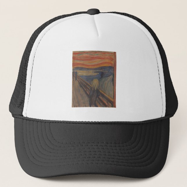 The Scream of Nature by Edvard Munch 1893 Trucker Hat (Front)
