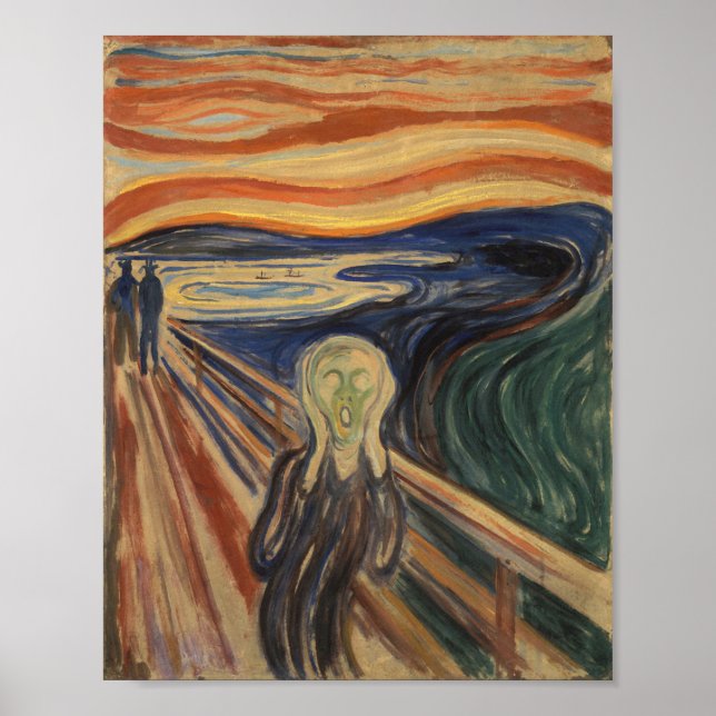The Scream Painting - Edvard Munch - 1910 Poster (Front)