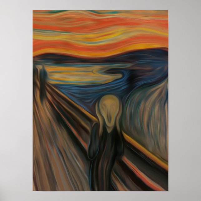 The scream painting poster (Front)