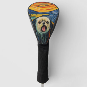 The Scream - Shih Tzu Dog 001 - Pall Munch Golf Head Cover