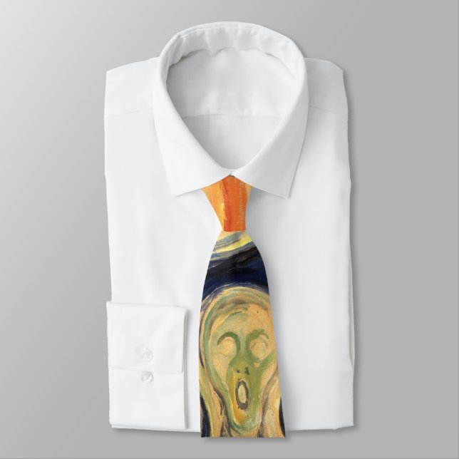 The Scream | The Perfect Spooky Halloween Tie (Tied)