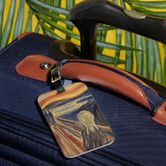 The Scream Vincent Van Gogh Luggage Tag