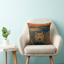 The Screaming Cat Parody Classic Art Funny