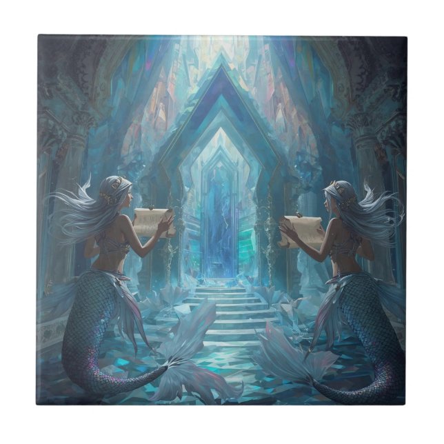 The Scroll Keepers of the Deep” Tile (Front)