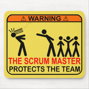 The Scrum Master Protects The Team Mouse Mat