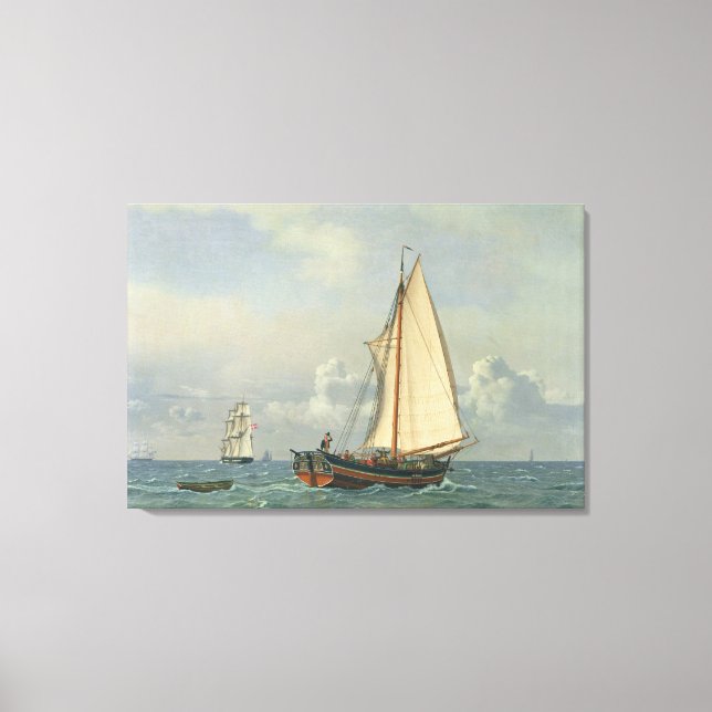 The Sea, 1831 Canvas Print (Front)