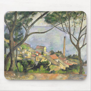 The Sea at l'Estaque, 1878 Mouse Mat