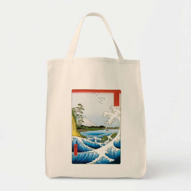 The Sea at Satta in Suruga Province Tote Bag (Front)