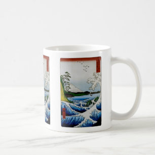 The Sea at Suruga Province, 1858 Coffee Mug