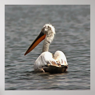 The Sea Breeze Blows The Pelican Where He Wants  Poster