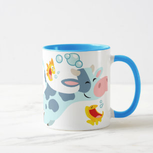 The Sea Cow and Fish Friends Mug