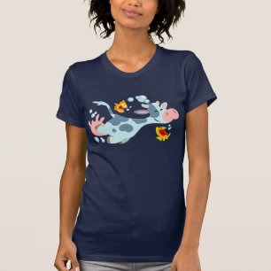 The Sea Cow and Fish Friends Women T-shirt