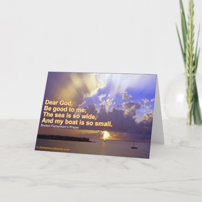 The sea is so wide-Greeting Card (Front)