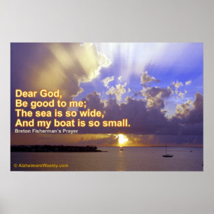 The sea is so wide-poster poster