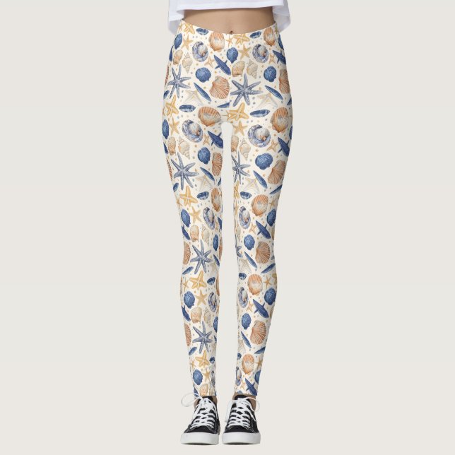 The Sea Lives In Every One Of Us Leggings (Front)