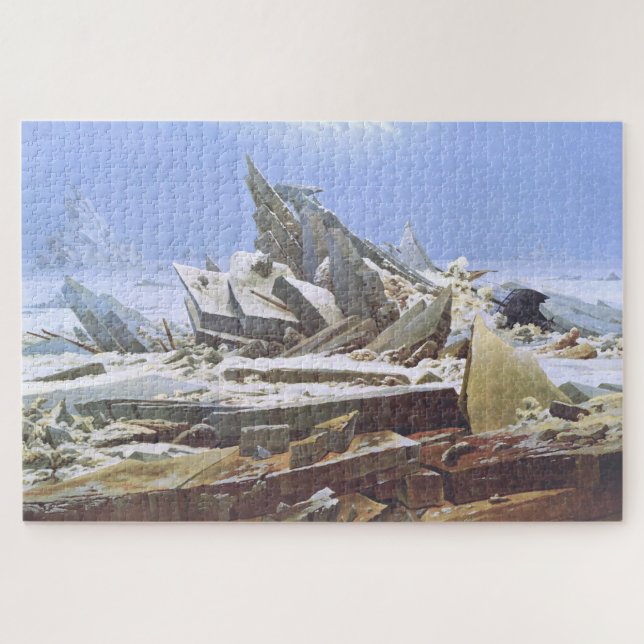 The Sea of Ice (by Caspar David Friedrich) Jigsaw Puzzle (Horizontal)