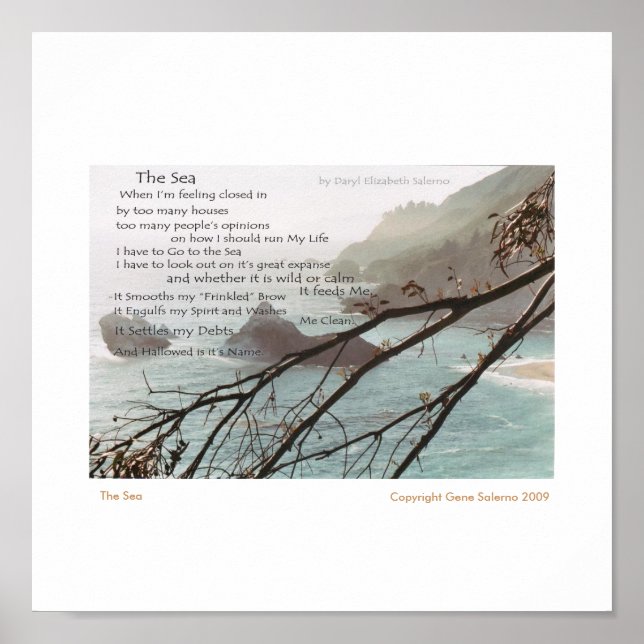 The Sea Poster (Front)