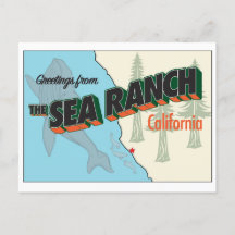 The Sea Ranch Large Letter Postcard - version 2