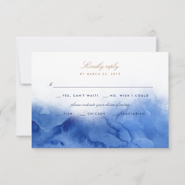 The Sea / RSVP Card (Front)