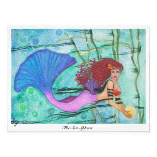 The Sea Sphere Photo Print