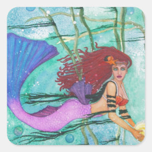 The Sea Sphere Square Sticker