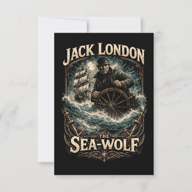 The Sea-Wolf Thank You Card (Front)