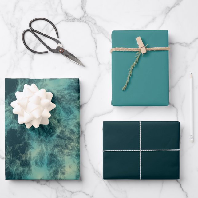 The Sea  Wrapping Paper Sheet (Front)
