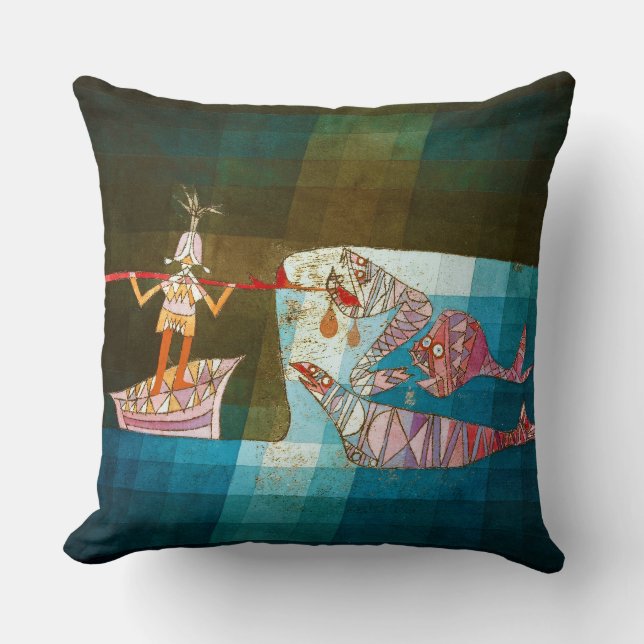 The Seafarers, Paul Klee Cushion (Front)