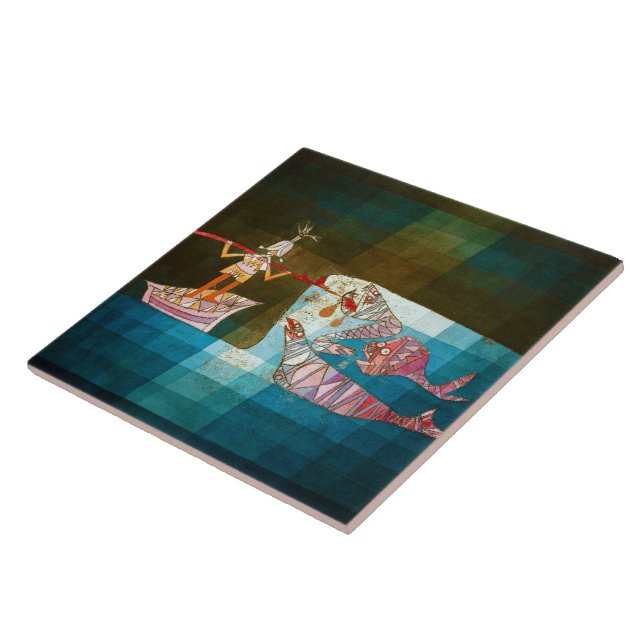 The Seafarers, Paul Klee Tile (Side)